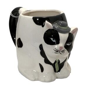 Best Friends Cat Mug Gift Novelty Cocoa Cup 16 Oz White Multicolor